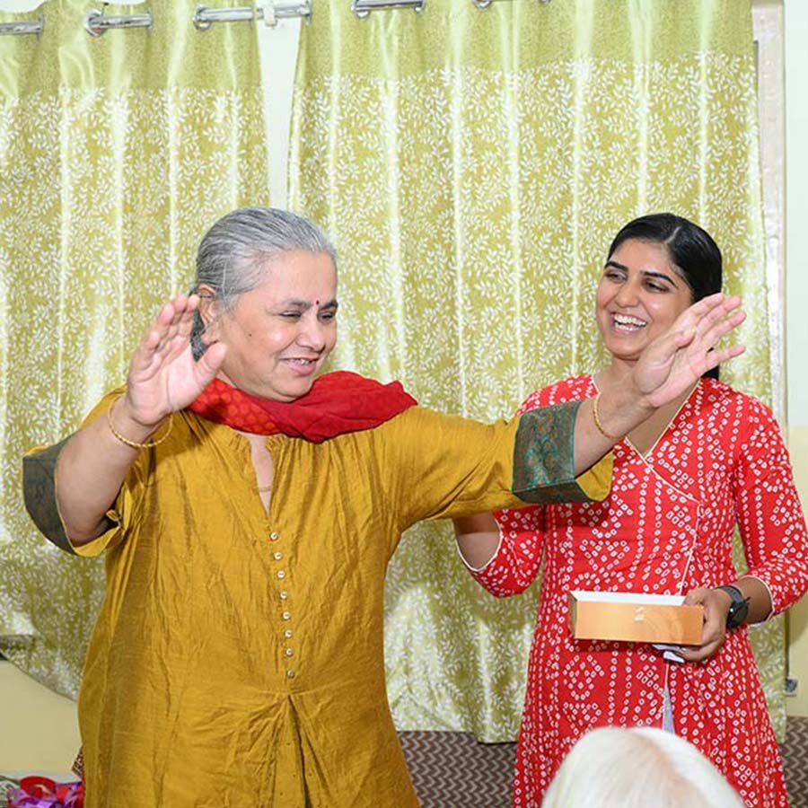 Recreational cultural activity for senior citizens at Mamta Day Care Centre